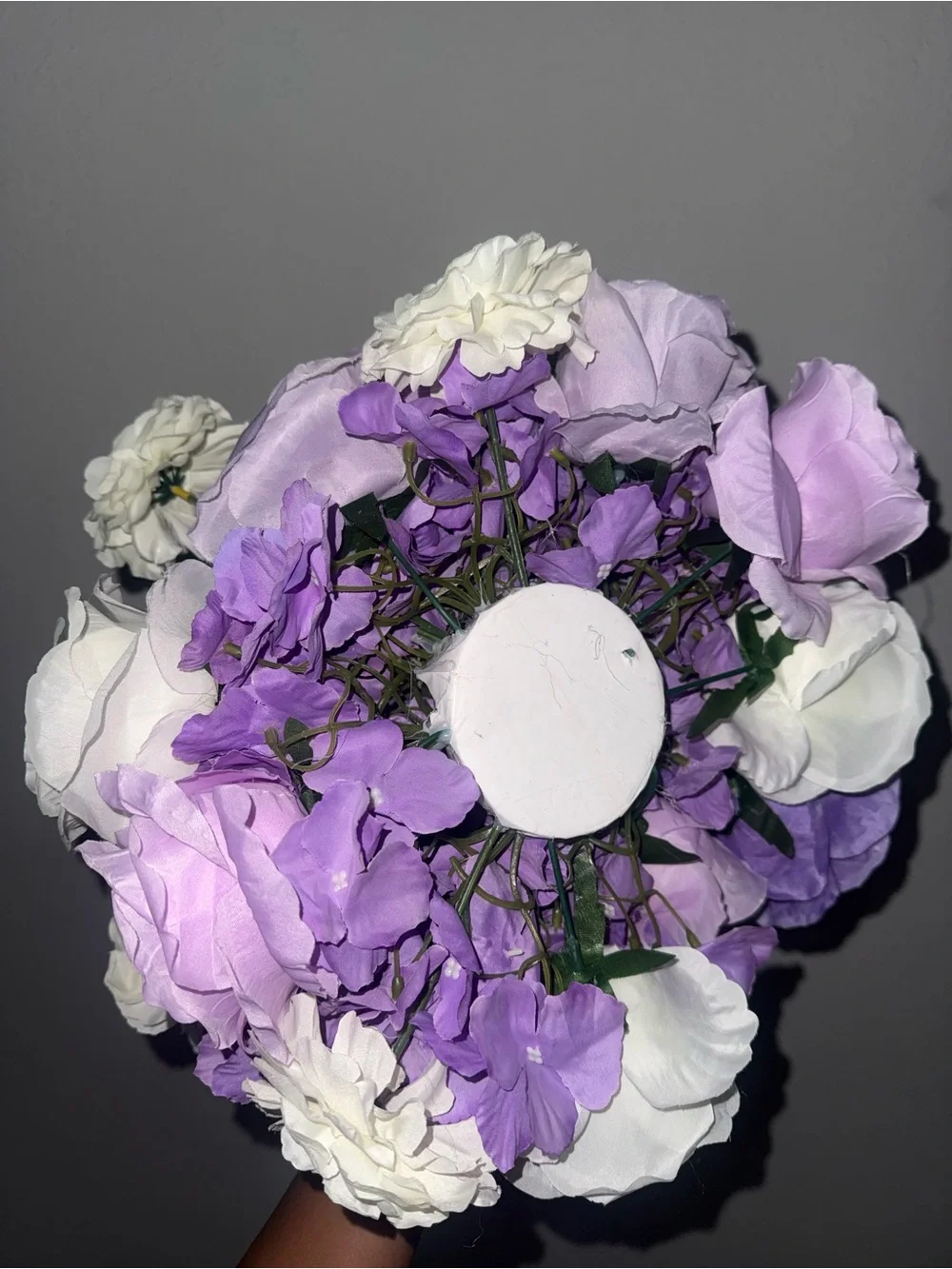 Unbranded Lavender and White Artificial Flower Bouquet - Home Accent